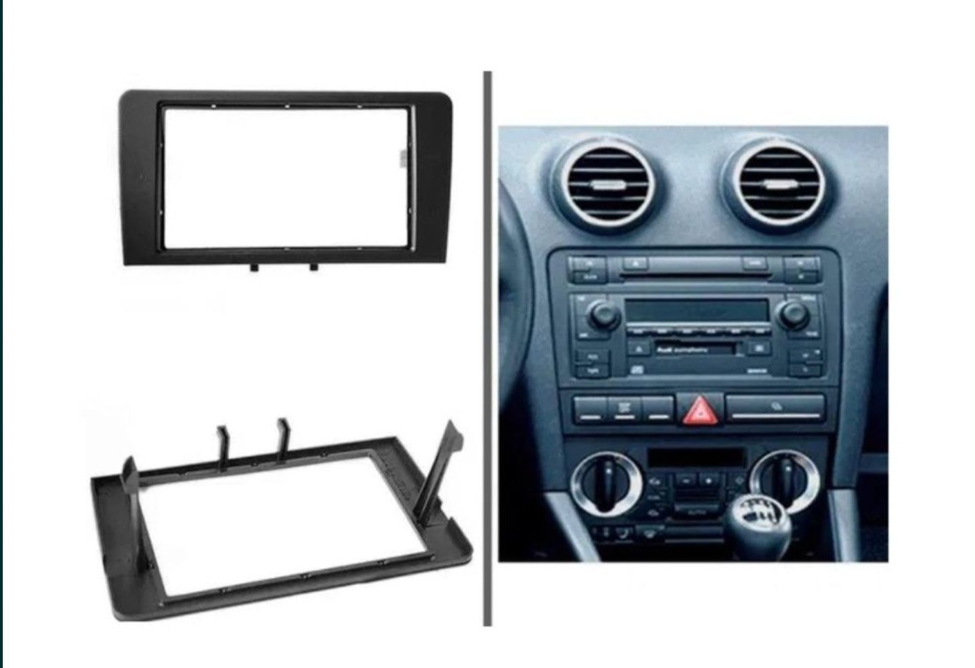 Rama adaptoare AUDI A3 2DIN DUPA 2003 Radio CD DVD navigație MP5