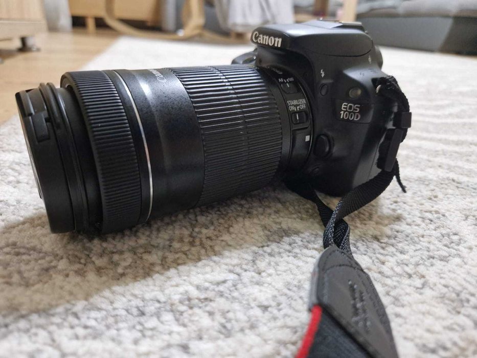 Aparat foto DSLR CANON EOS 100D  cu set complet de obiective