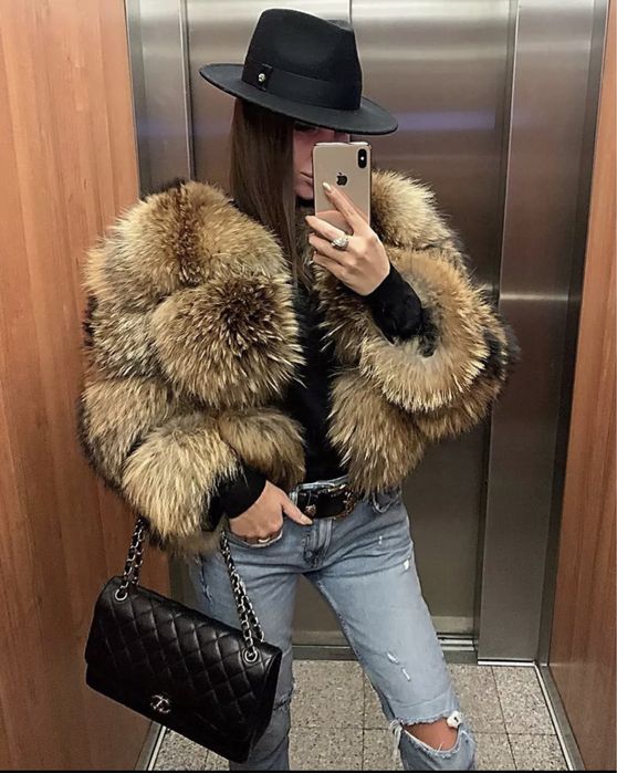 Blană de vulpe naturala