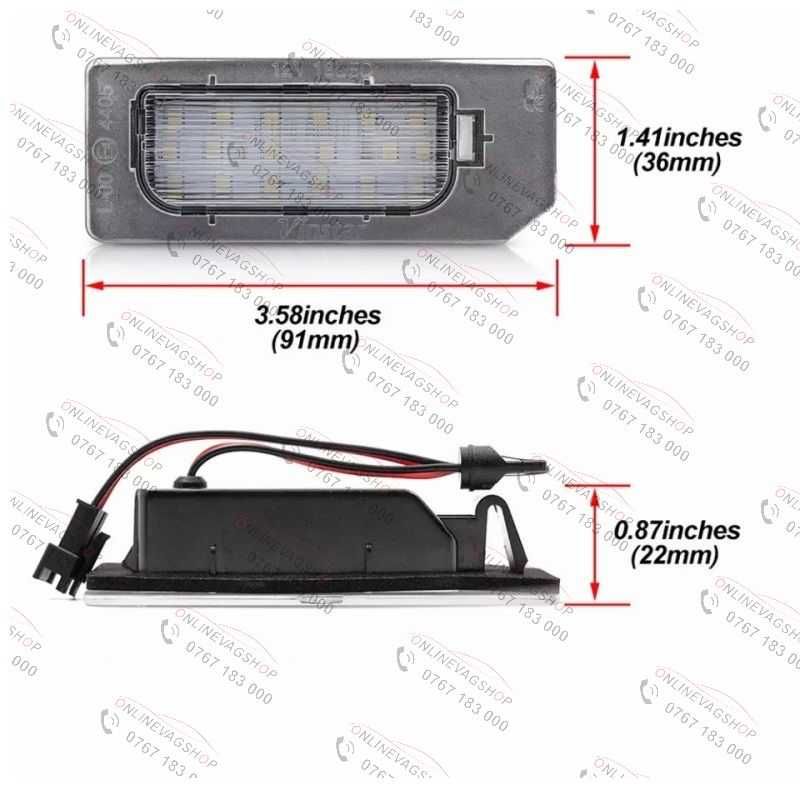 Set lampi LED numar Mitsubishi ASX  an fabricatie 2011-2020