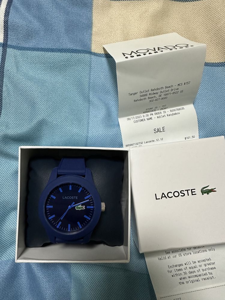 Продам часы от лакосте(Lacoste/limited edition)