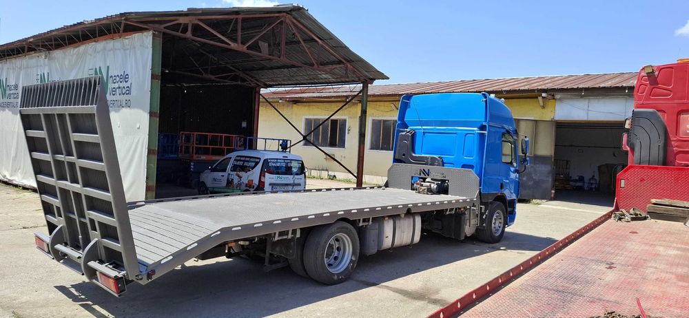 Daf CF75,435.000 km,an 2007, AUTOPLATFORMA cu rampa de incarcare
