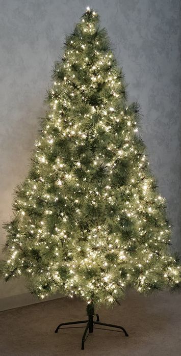 Продам новогоднюю ёлку с гирляндой роса