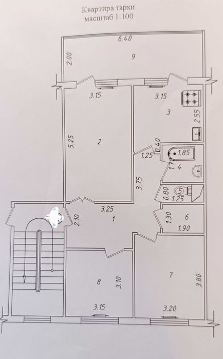 Квартира 3/4/4 Катартал
