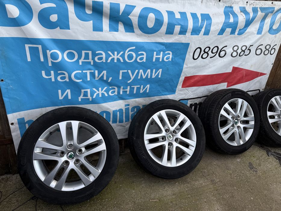 16 5х112 джанти с летни гуми