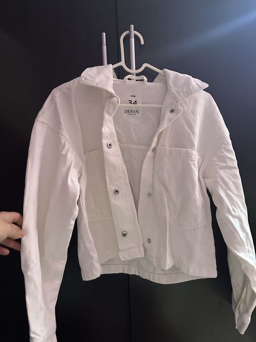 Дънково бяло яке