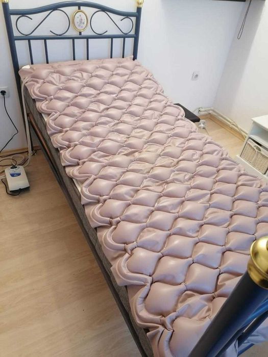 Pat 190cm/90cm cu accesorii pentru persoane imobilizate