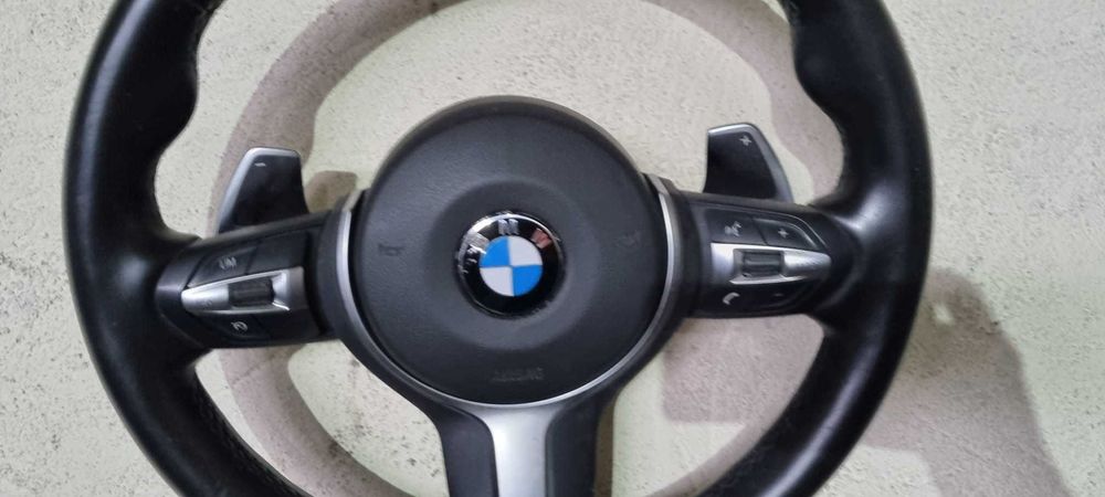 Volan M pachet OEM cu padele  BMW F20 F30 F31 F32 F34 F36 X4 X3 X5 X6