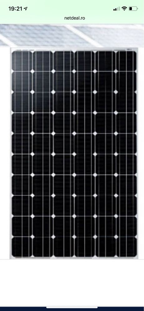 Panou solar mono casa gradina rulota autorulota 200 w Nou sigilat