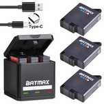Set 3 acumulatori + incarcator triplu baterie camera GoPro 5 6 7