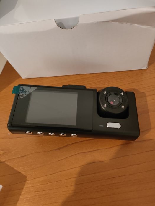 Camera video auto tripla Black Box trafic recorder Super HD 1296p