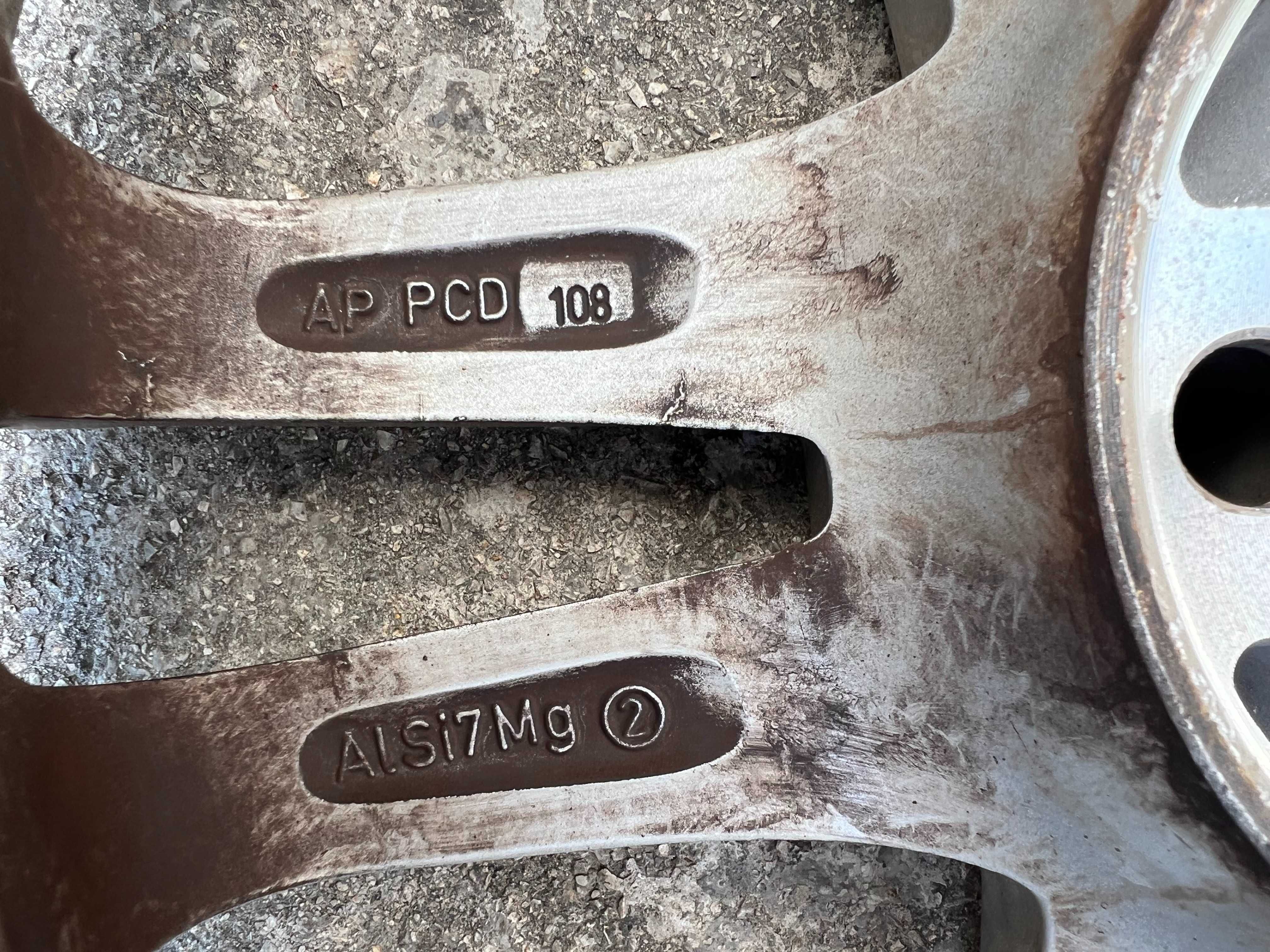 Продавам алуминиеви джанти 6.5Jx16 ET50 5x108 за Форд/Ford/Волво/Volvo