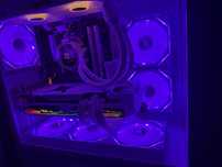 Calculator PC gaming alb white