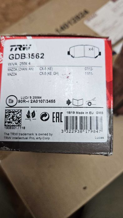 Set Discuri si placute de frana NOI pt. MAZDA CX5 si MAZDA 6 prod. TRW