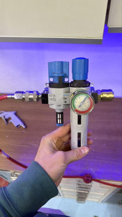 FESTO - Filtru aer compresor / separator apa / Regulator presiune