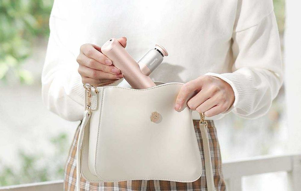 Pistol de masaj Extra Mini, XIAOMI Yunmai, aluminiu ROZ pal, nou