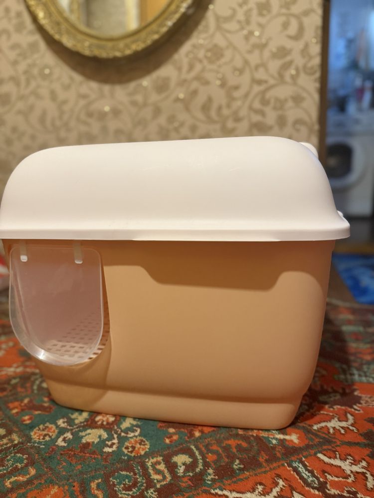 Лоток закрытый туалет для кошек