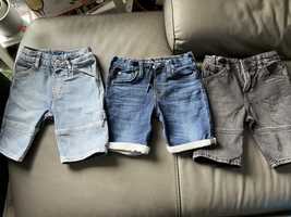 Детски къси дънкови панталони H&M, размери 98 и 104 Деним