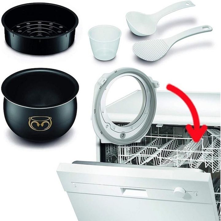 Мултикукър TEFAL RK812110, 5Л, 750W, 45 в 1, 28 автоматични програми,