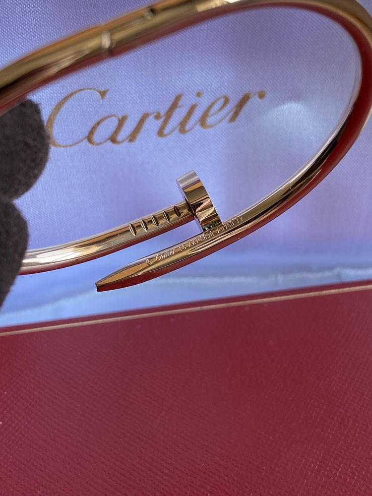 Brățară Cartier model Juste un Clou 16 Rose Gold 750