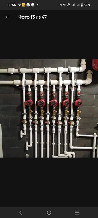 Монтаж систем отопления и котельного оборудования