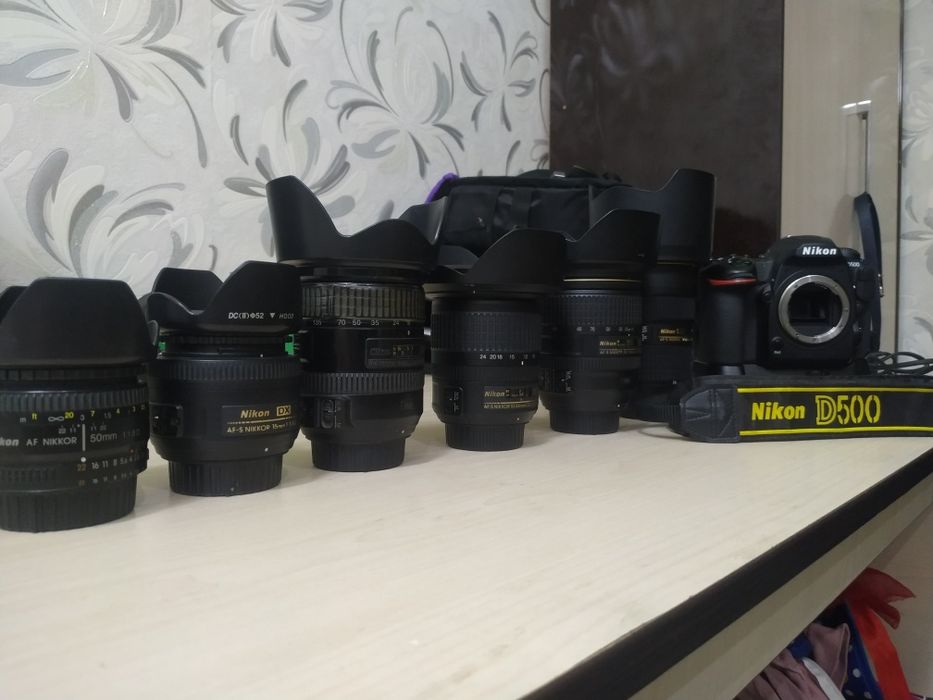 Nikon d500 +6 объективом