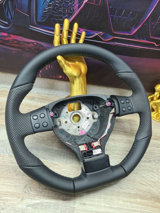 Volan comenzi sau fara PassatB6/Golf5 tesit Rline/GTI tapitat piele
