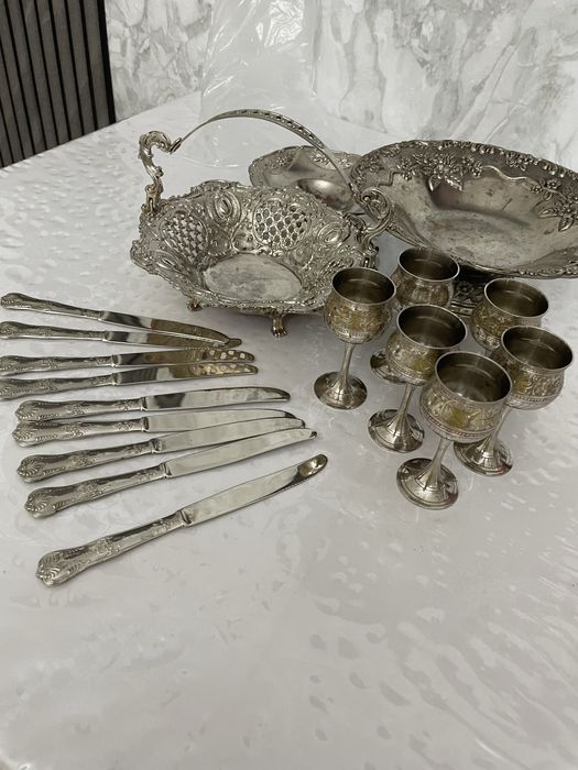 Посуда мелхиоровая