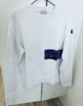 Bluza/Pulover barbati, bumbac alb, marime M si L , Moncler