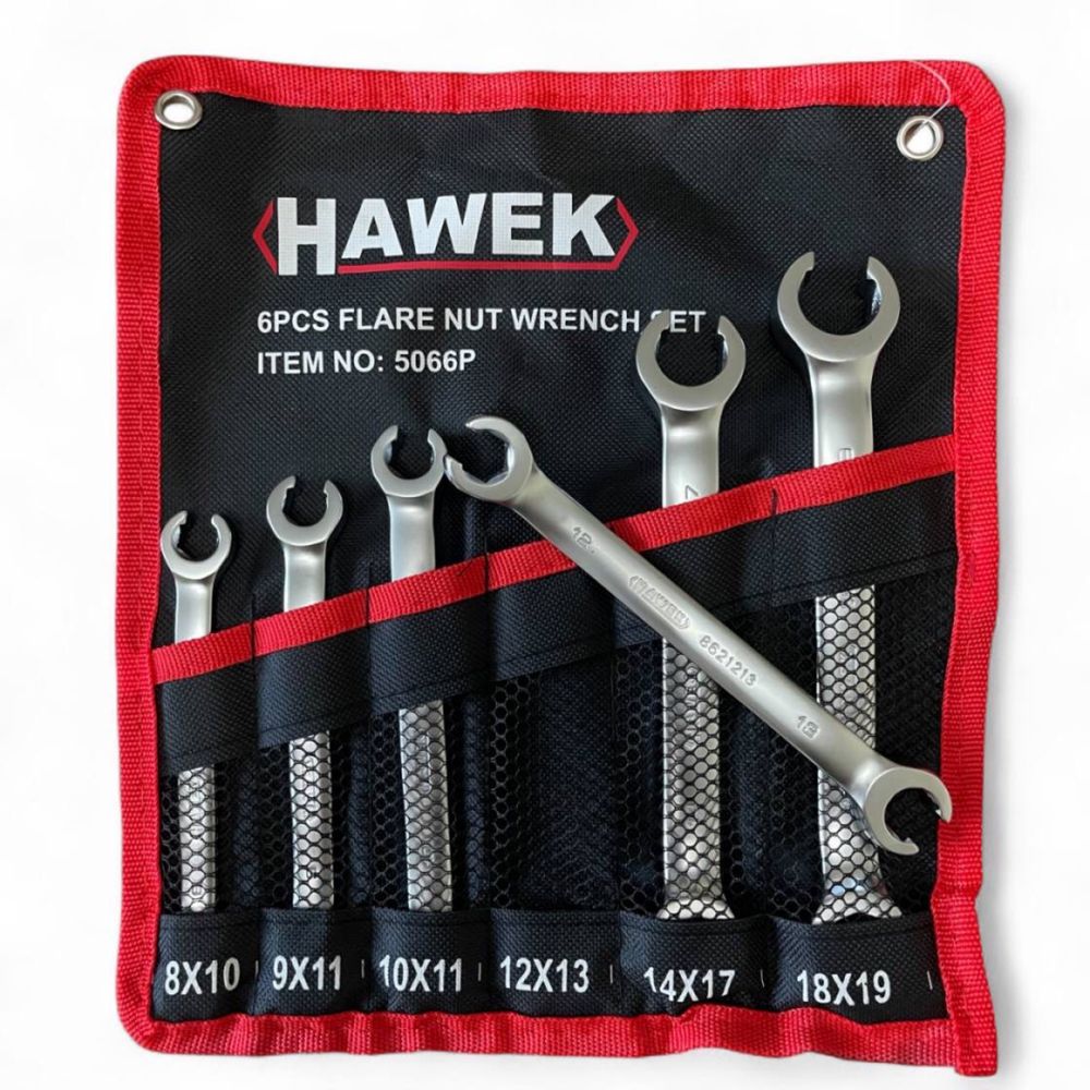 Комплект срязани ключове 6 части HAWEK