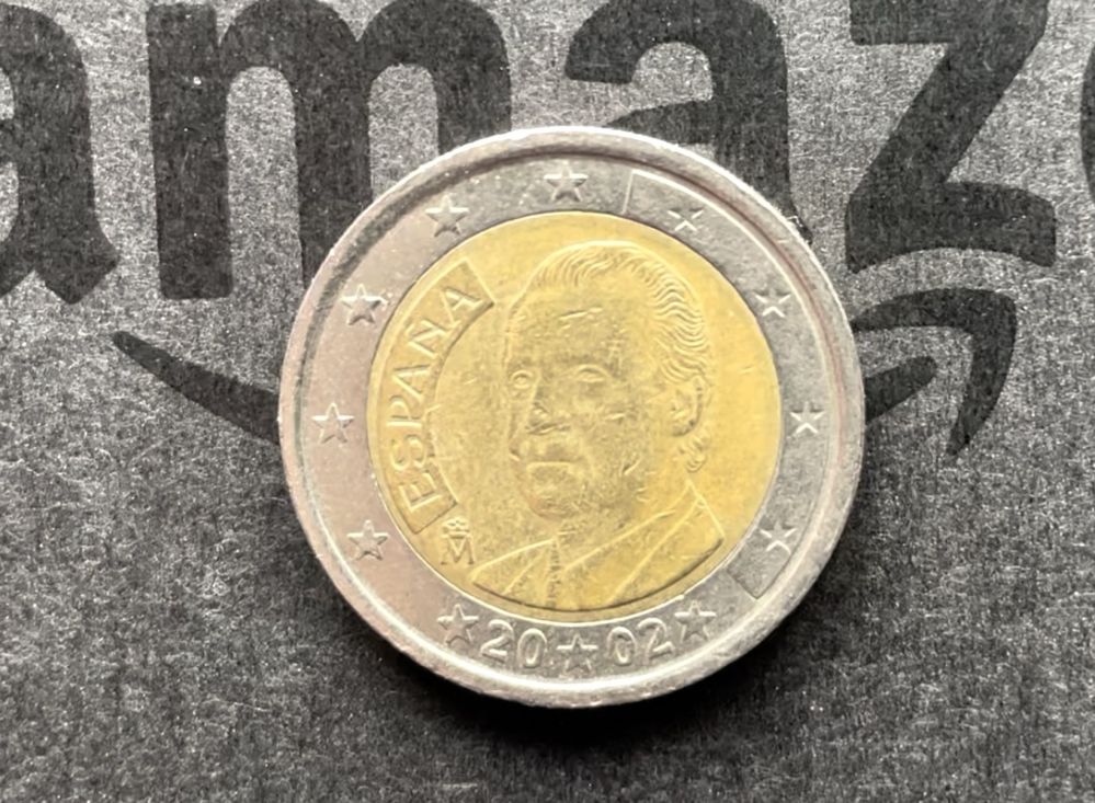 Moneda 2 euro 2002, Espana-Juan Carlos