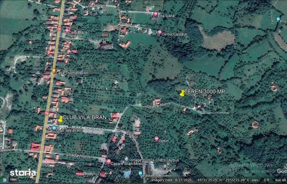 Teren pozitionare excelenta in Bran - ideal pensiune/casa de vacanta