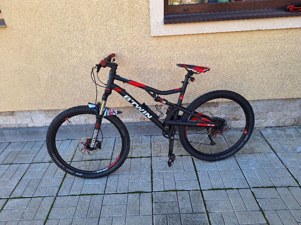 Bicicleta full suspension Rockrider 520s 27.5' L