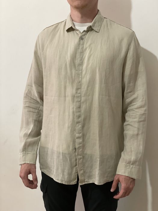 Итальянская рубашка лен Transit