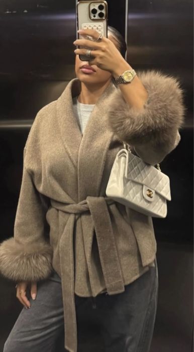 шерстяное пальто