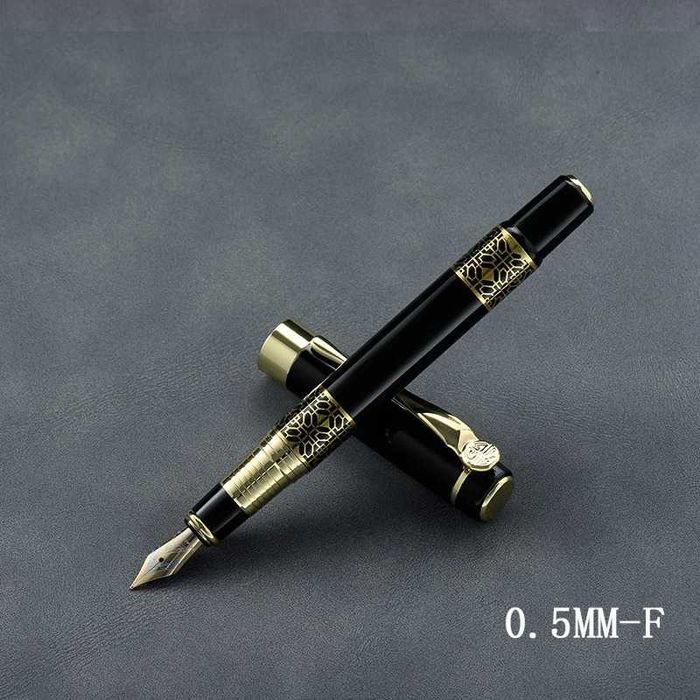 Stilou chinezesc retro din metal caliate superioara, cu rezerve, 0.5mm