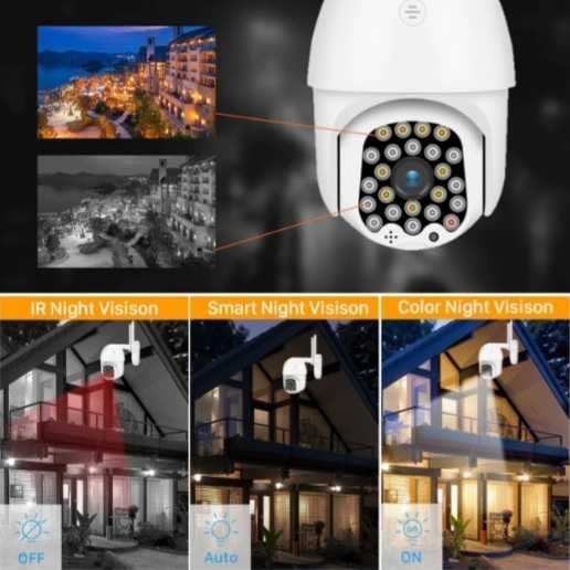 КАМЕРА 5MP+32GB карта  Smart Sphere 28 LED WIFI камера