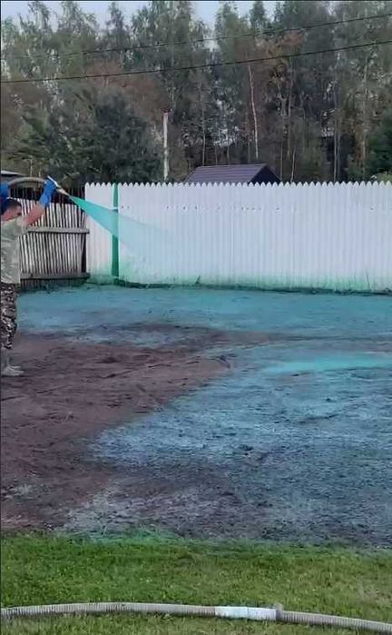 Гидропосев газона. Работаем по всему Узбекистану. Жидкий газон.