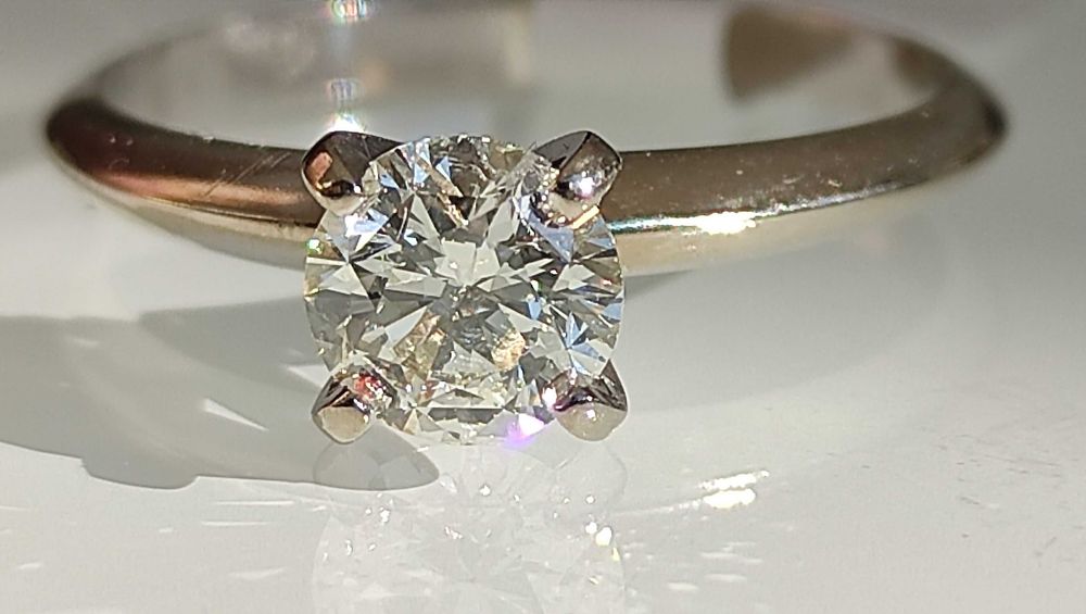 Inel 14k cu diamant 0,75ct