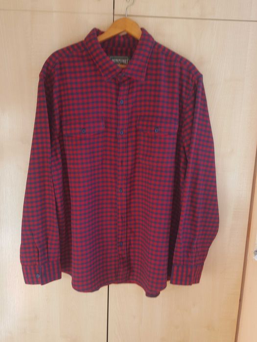 Мъжка спортна риза с дълъг ръкав , 2XL , 100%памук.