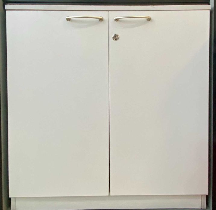 Шкаф-тумба двухдверный (серый) 2 шт.