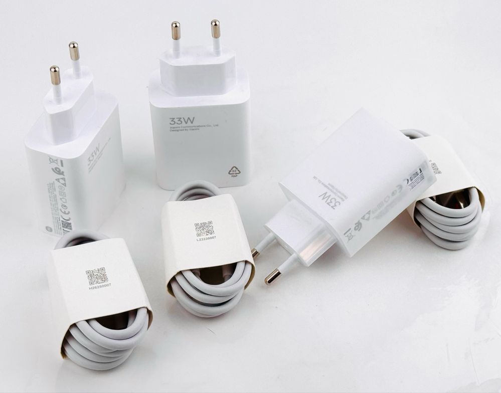 НОВИ! Оригинално Зарядно Xiaomi 33W Charger + оригинален C-type Кабел!