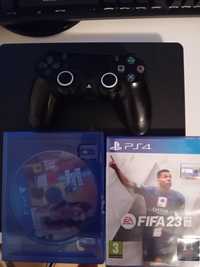 Vand ps4 slim SSD 1TB! 1 controller FIFA 23 gta 5