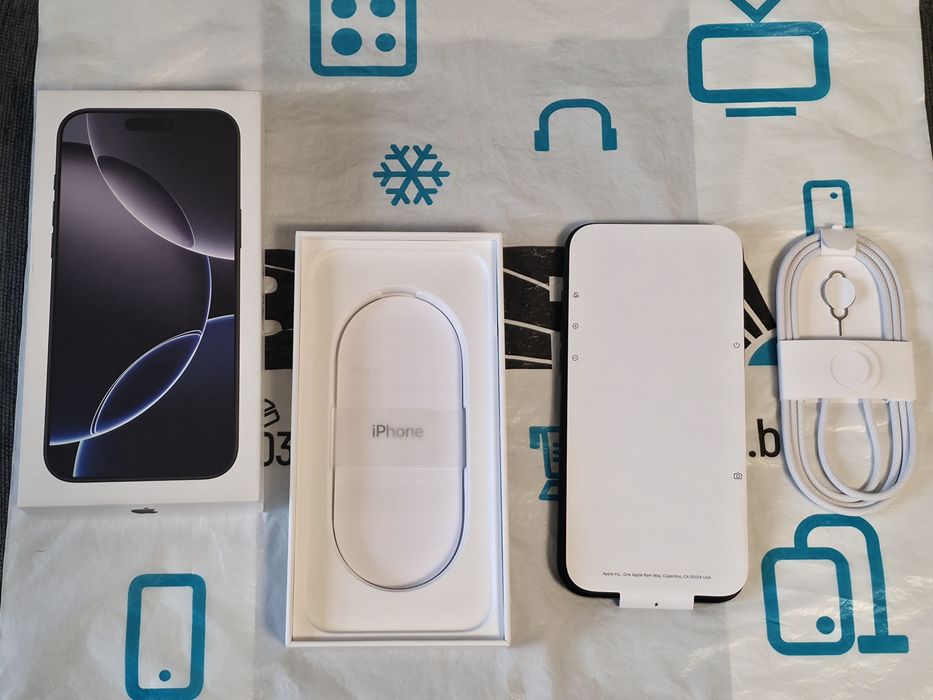 ЧИСТО НОВ 256GB iPhone 16 Pro Max Гаранция от Зора до 2027 Black