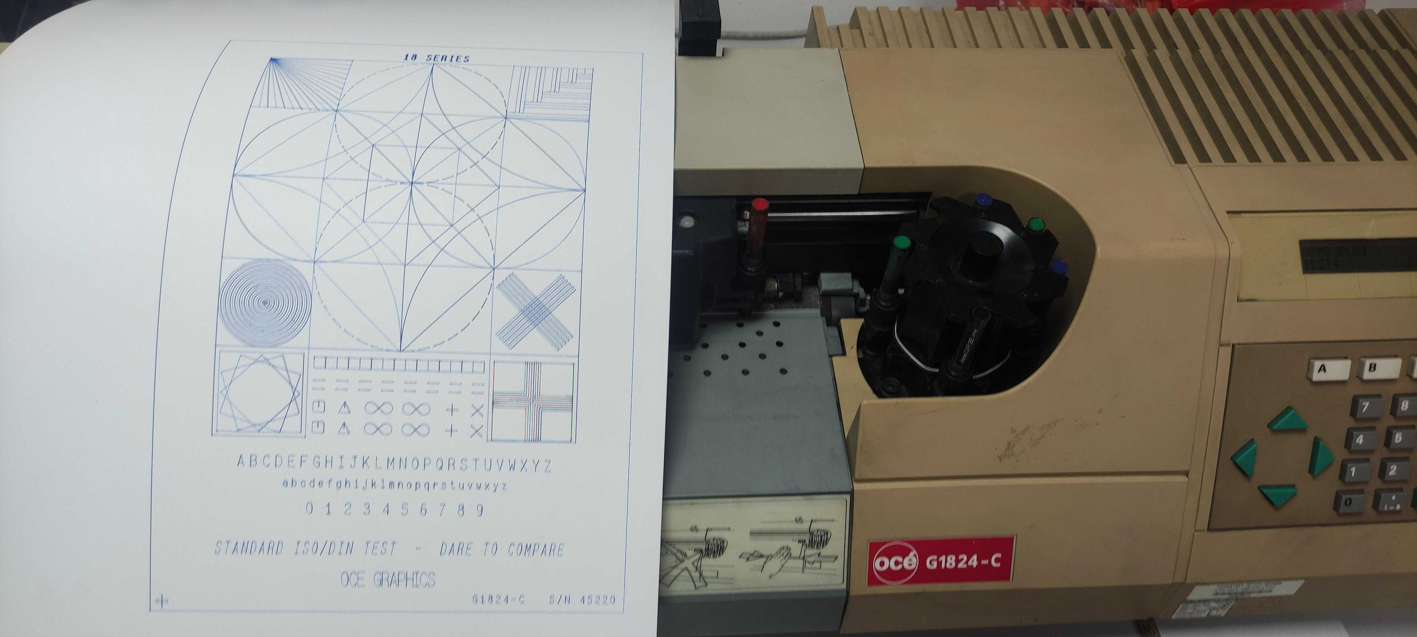 Плотер OCE G1824-C - за чертежи, кройки и др