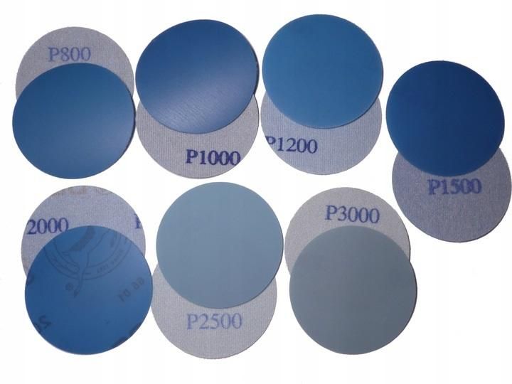 комплект сборен, градация р240-р3000 ,75 мм 22 броя велкро ...