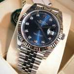 Rolex datejust 36mm blue dial