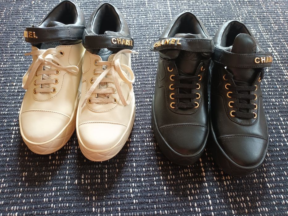 Chanel кецове ест.кожа