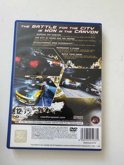 Need for Speed Carbon за PS2