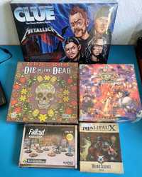 Настолни игри CLUE Metallica Die of the Dead Arcadia Quest Fire Dragon